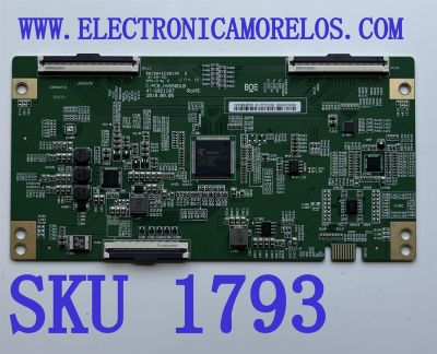 T-CON PARA TV PHILIPS / NUMERO DE PARTE 44-97717250 / 44-9771725O / 47-6021287 / C-PCB_HV650QUB / HV650QUBN7D / B03D04EE0029A / DISPLAY HV650QUB-F7D / MODELO 65PUL7552/F7 XA5	